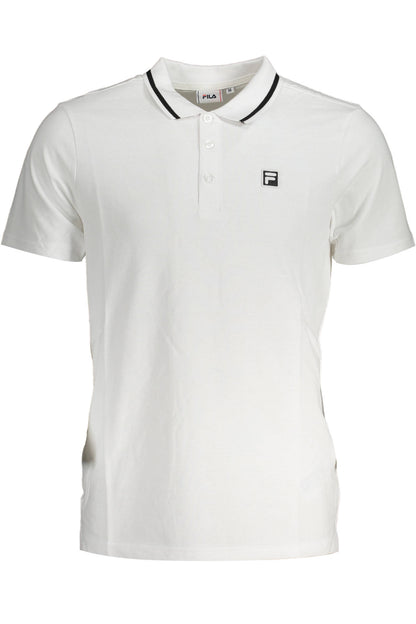 Fila Polo Maniche Corte Uomo Bianco - mem39