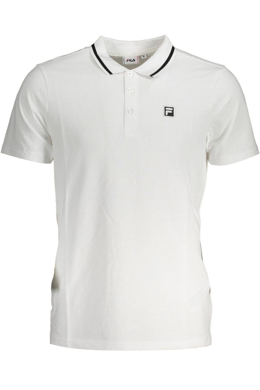 Fila Polo Maniche Corte Uomo Bianco - mem39