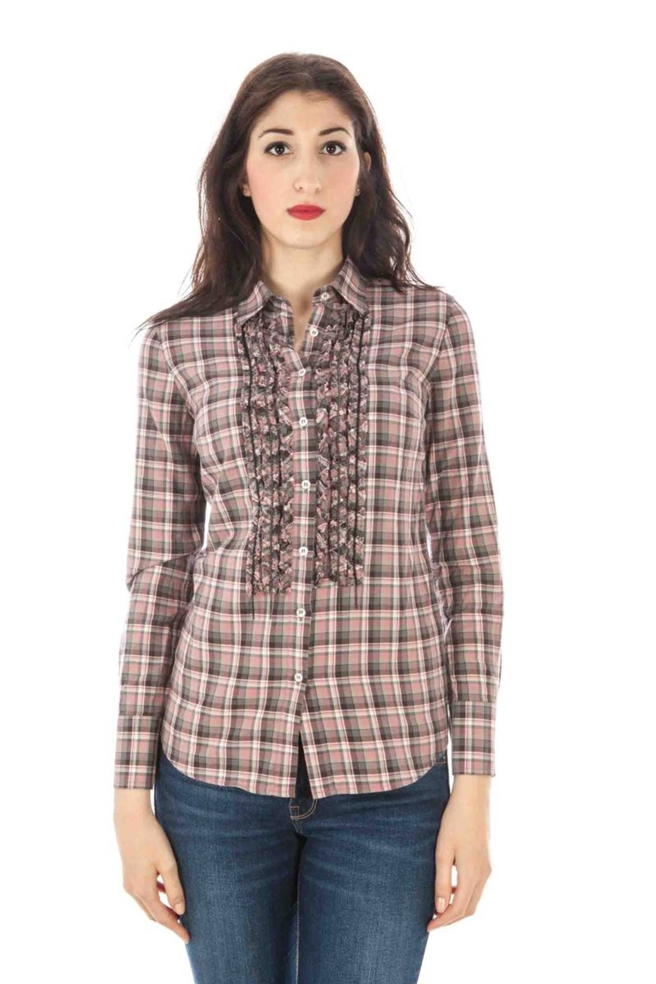 Fred Perry Camicia Maniche Lunghe Donna - mem39