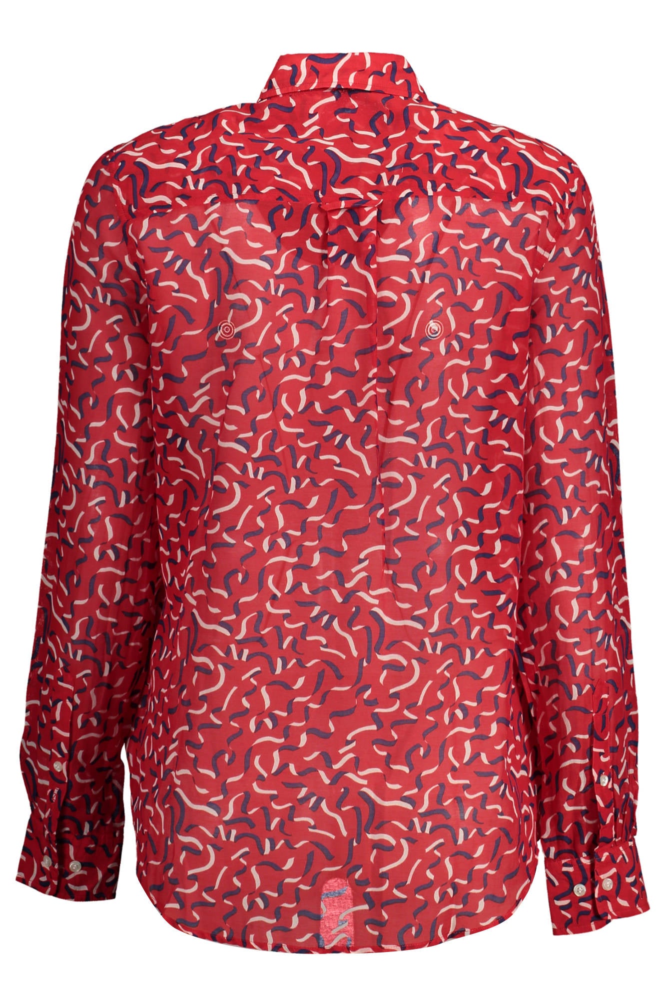 Gant Camicia Maniche Lunghe Donna Rosso"" - mem39