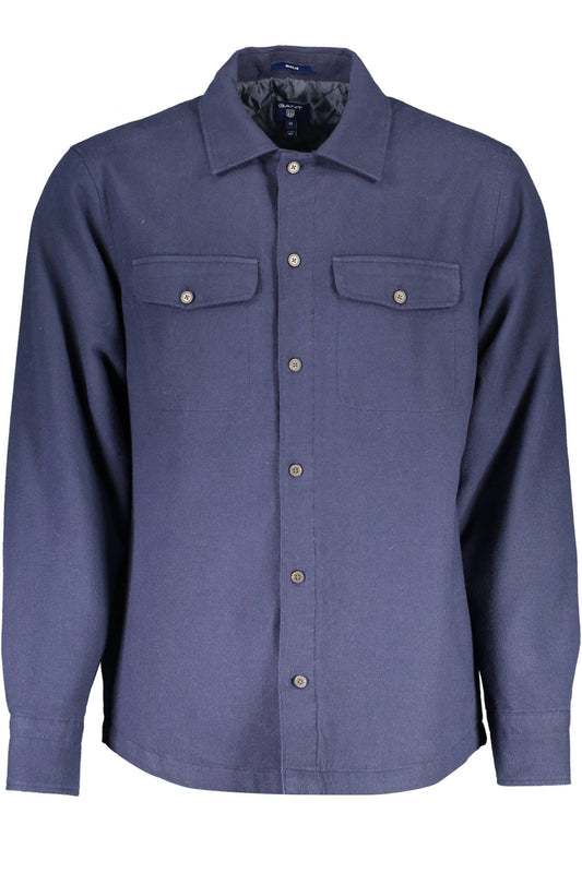 Gant Camicia Maniche Lunghe Uomo Blu - mem39