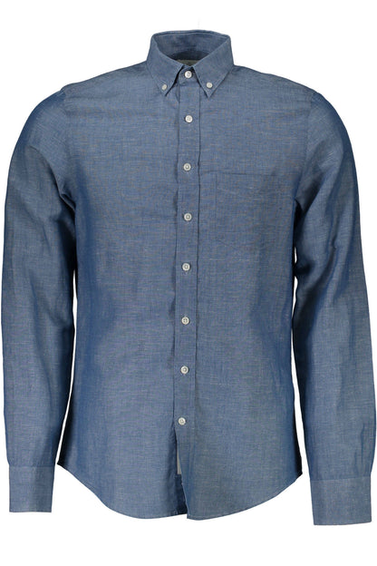 Gant Camicia Maniche Lunghe Uomo Blu"" - mem39