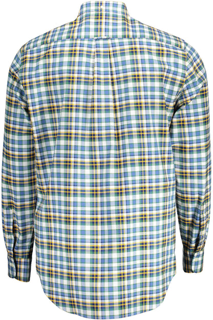 Gant Camicia Maniche Lunghe Uomo Blu - mem39