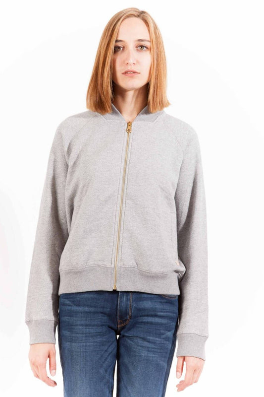 Gant Felpa Con Zip Donna Grigio - mem39