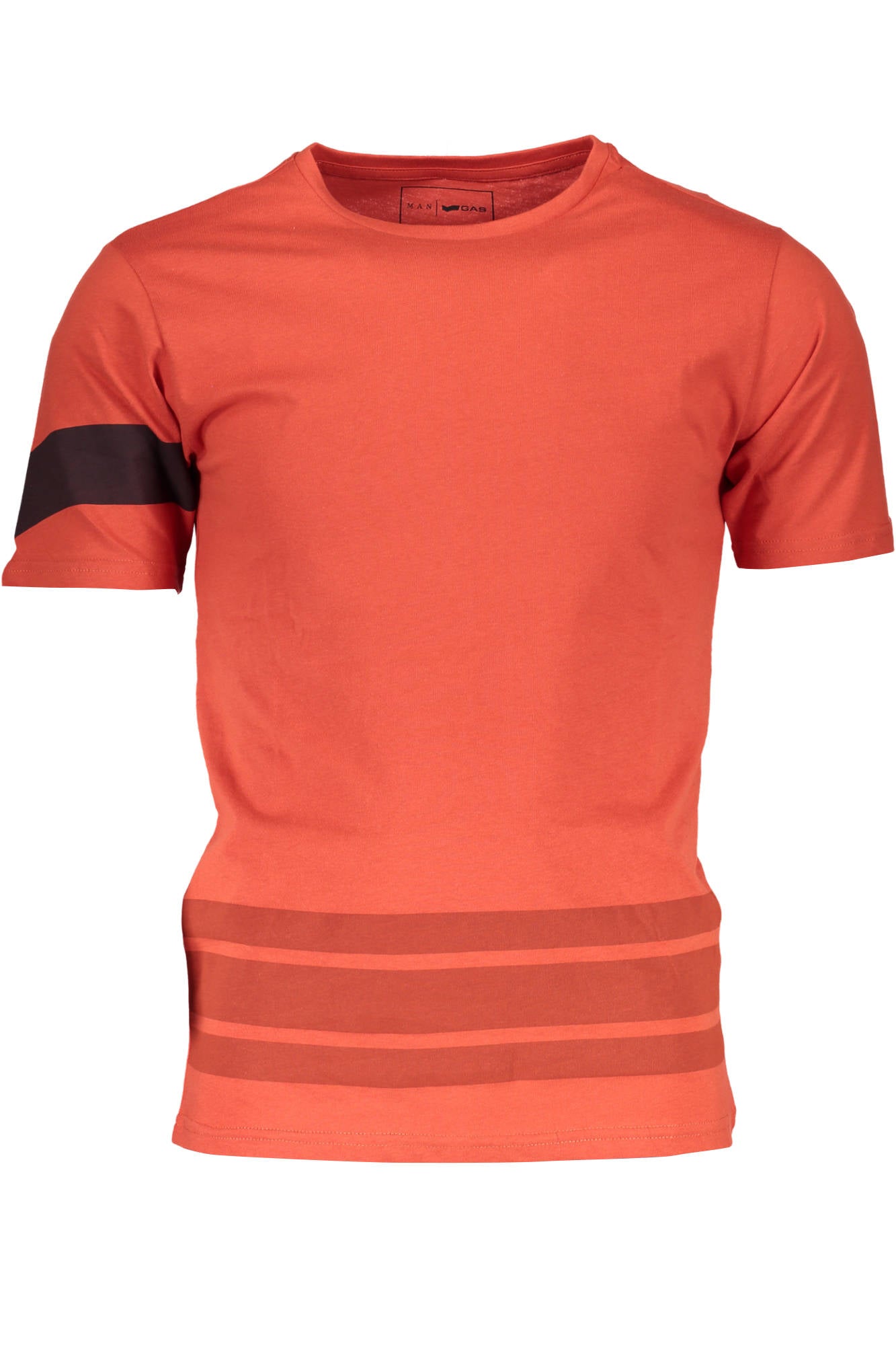 Gas T-Shirt Maniche Corte Uomo Arancio - mem39