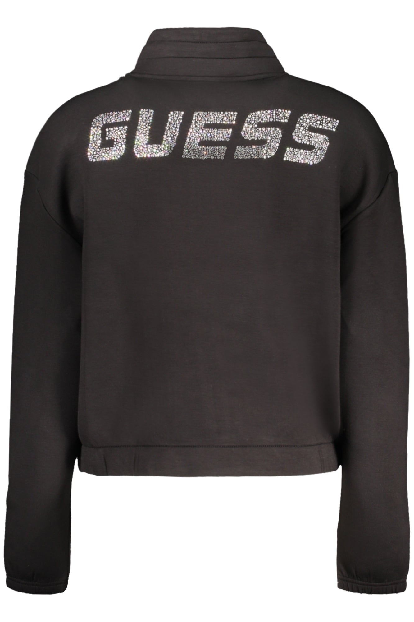 Guess Jeans Felpa Con Zip Donna Nero"" - mem39