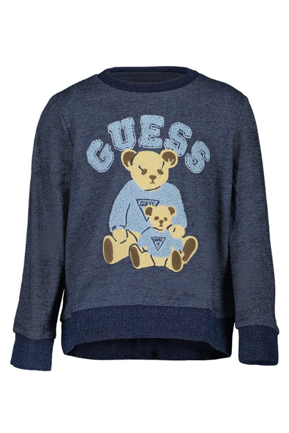 Guess Jeans Felpa Senza Zip Bambino Blu"" - mem39