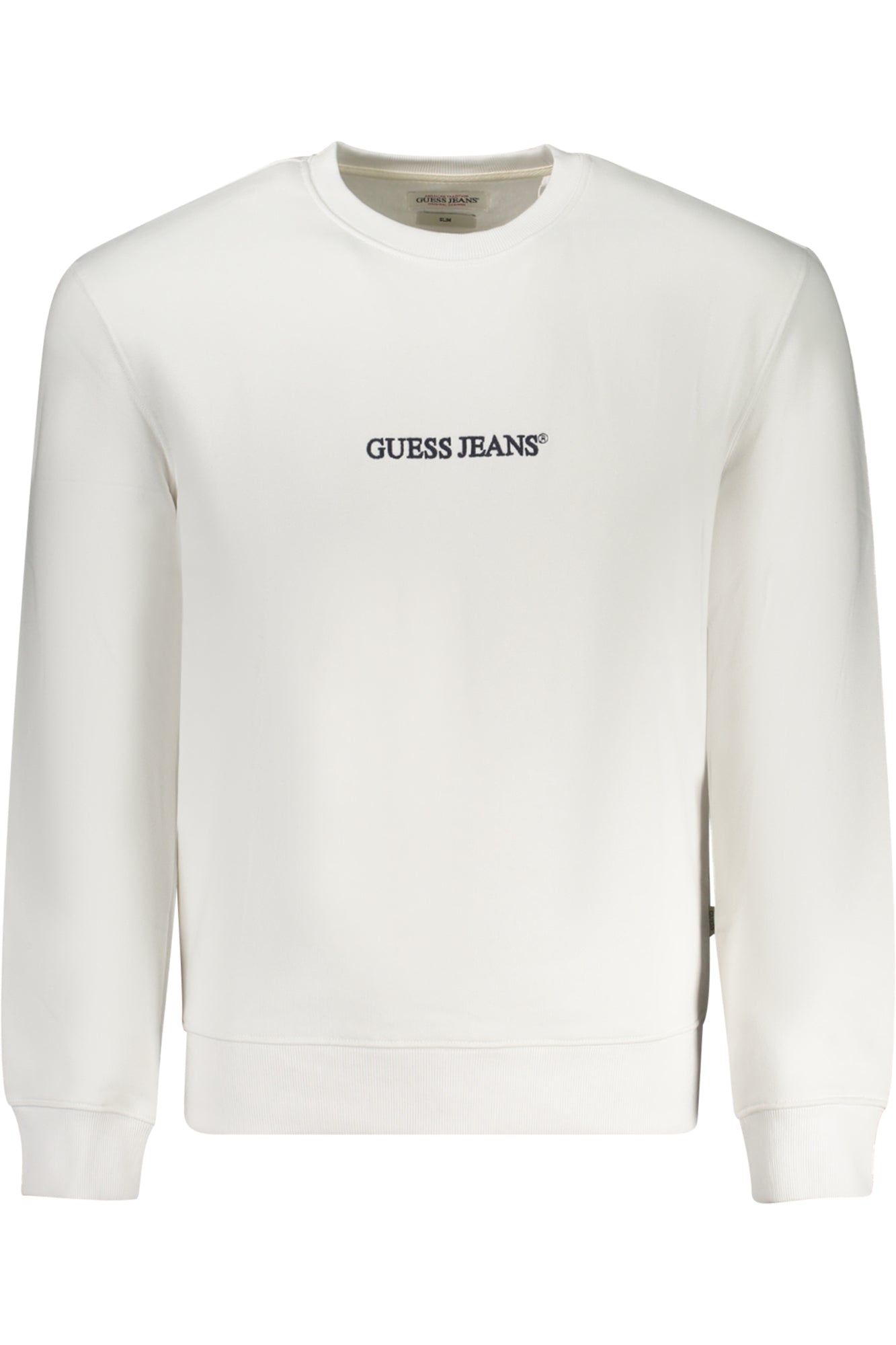 Guess Jeans Felpa Senza Zip Uomo Bianco"" - mem39