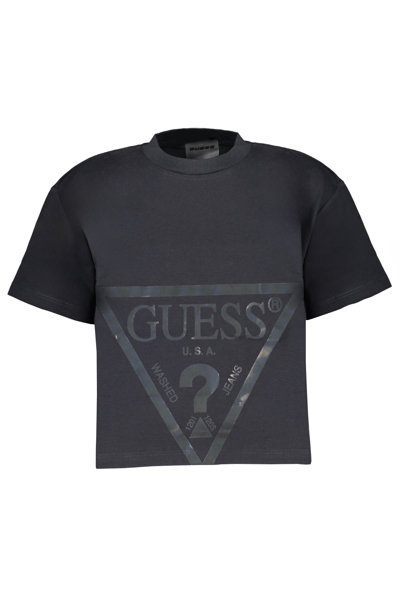 Guess Jeans T-Shirt Maniche Corte Bambina Nero - mem39