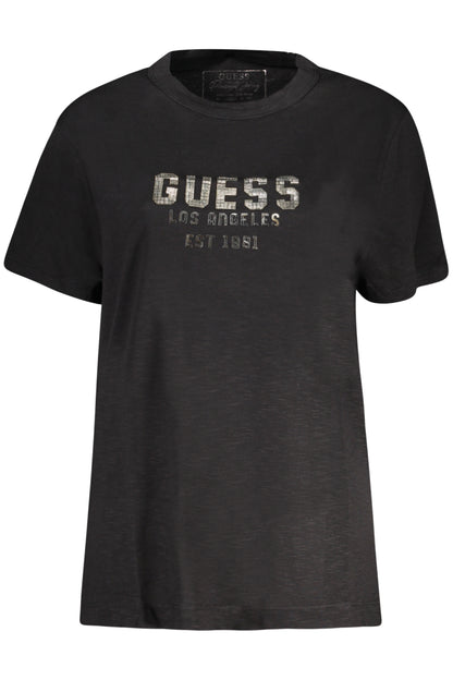 Guess Jeans T-Shirt Maniche Corte Donna Nero"" - mem39