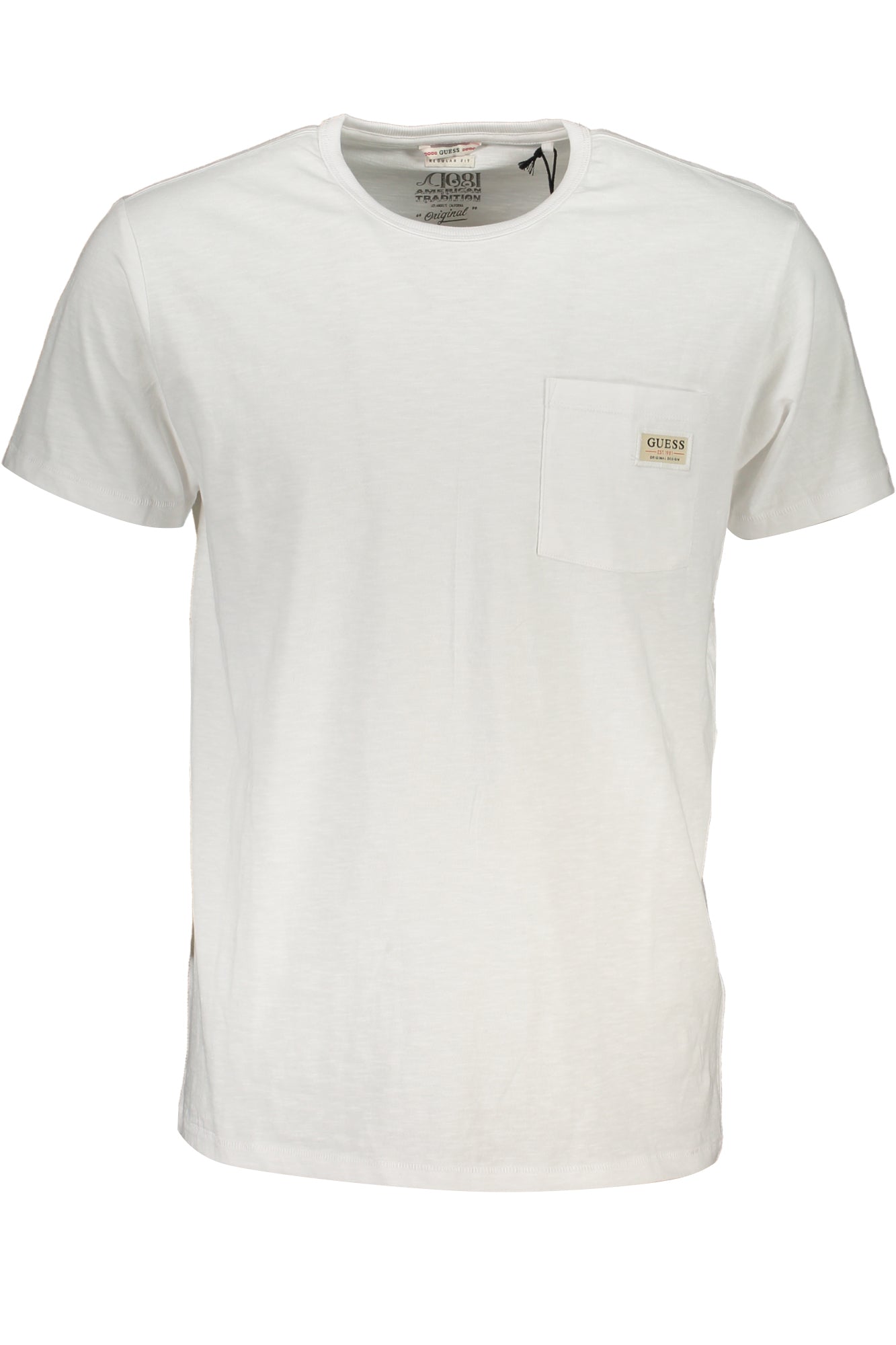 Guess Jeans T-Shirt Maniche Corte Uomo Bianco - mem39