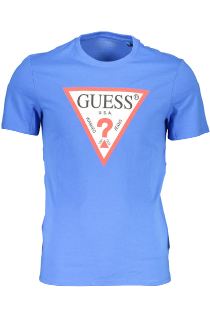 Guess Jeans T-Shirt Maniche Corte Uomo Blu - mem39