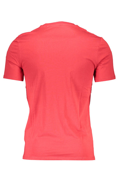 Guess Jeans T-Shirt Maniche Corte Uomo Rosso - mem39