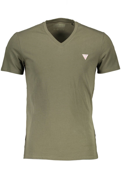 Guess Jeans T-Shirt Maniche Corte Uomo Verde"" - mem39