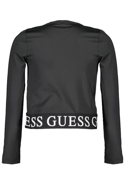 Guess Jeans T-Shirt Maniche Lunghe Bambina Nero"" - mem39