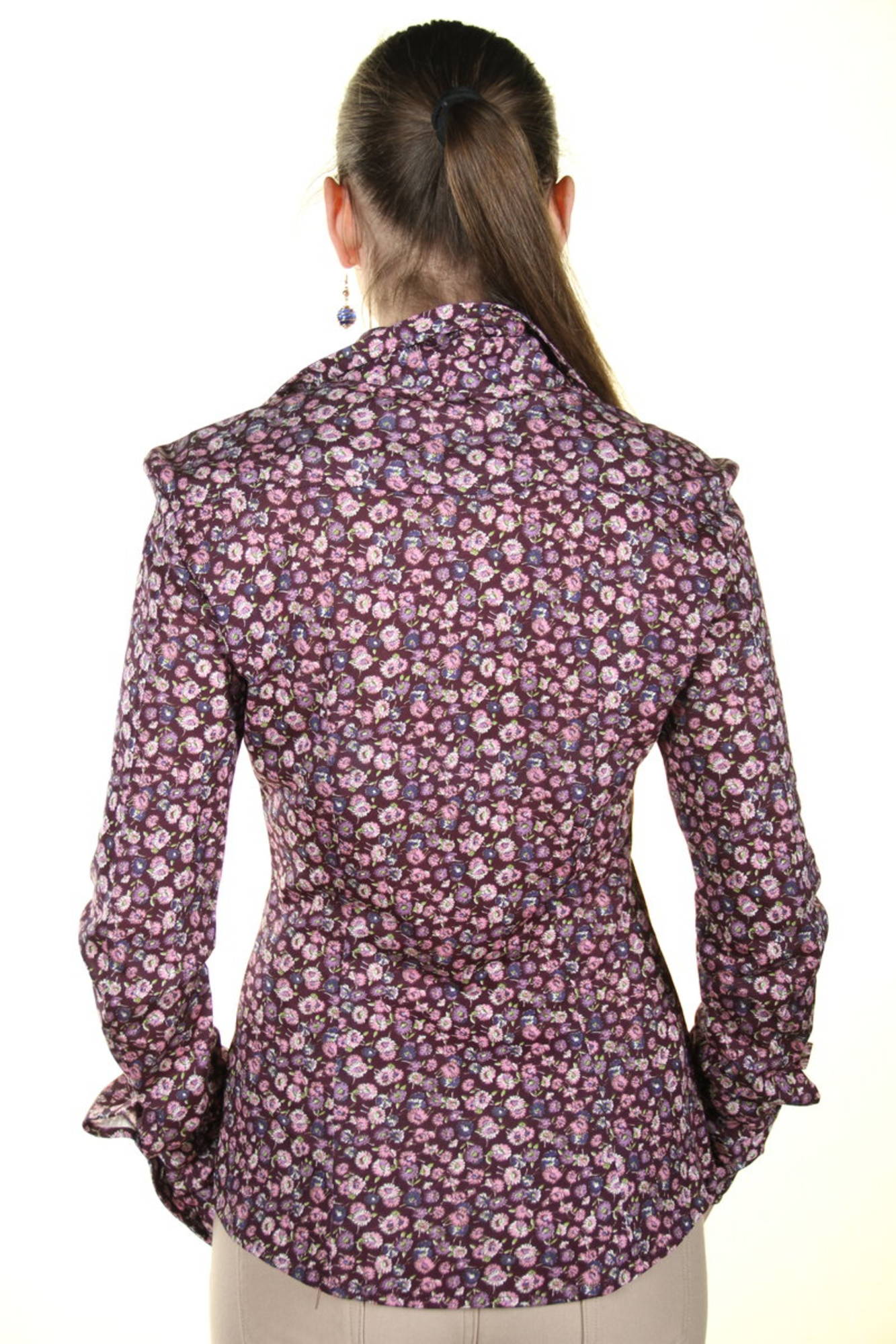 Holiday Inn Camicia Maniche Lunghe Donna Viola - mem39