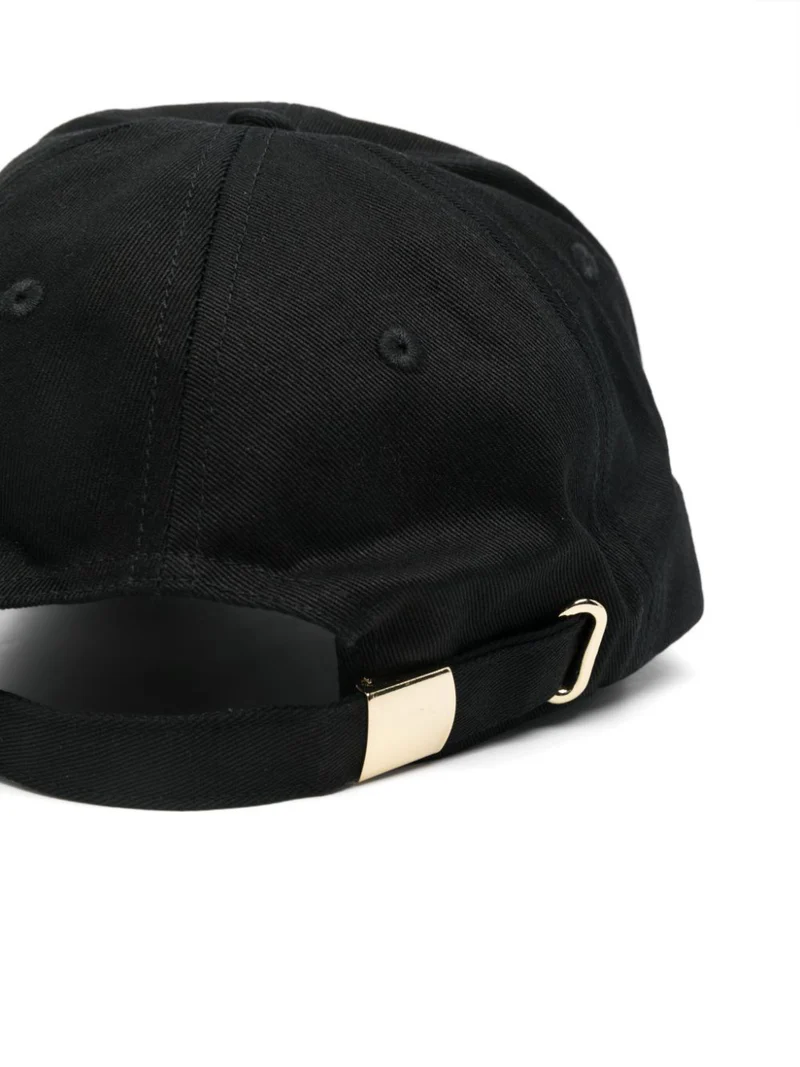 Versace Jeans Couture cappello da baseball con logo nero bianco