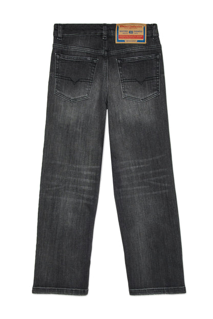 Diesel jeans bambino gamba dritta lavaggio grigio