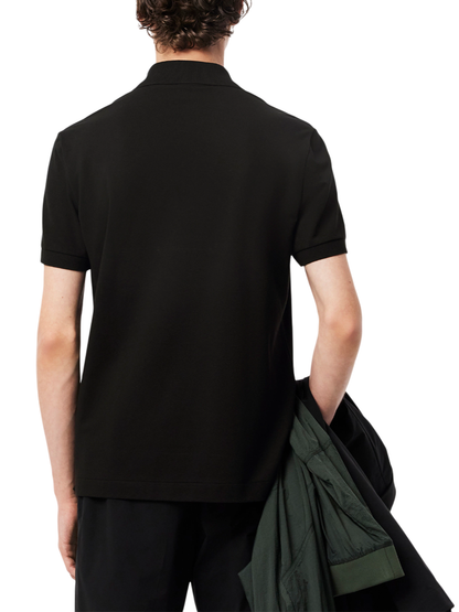 Lacoste polo manica corta 12.12 light in piquè nero