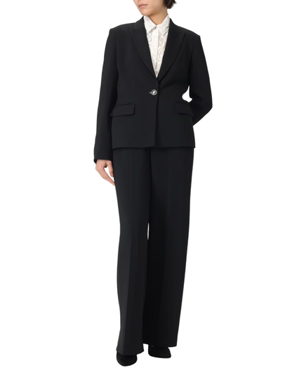 Pinko giacca blazer Gente in cady tecnico nero