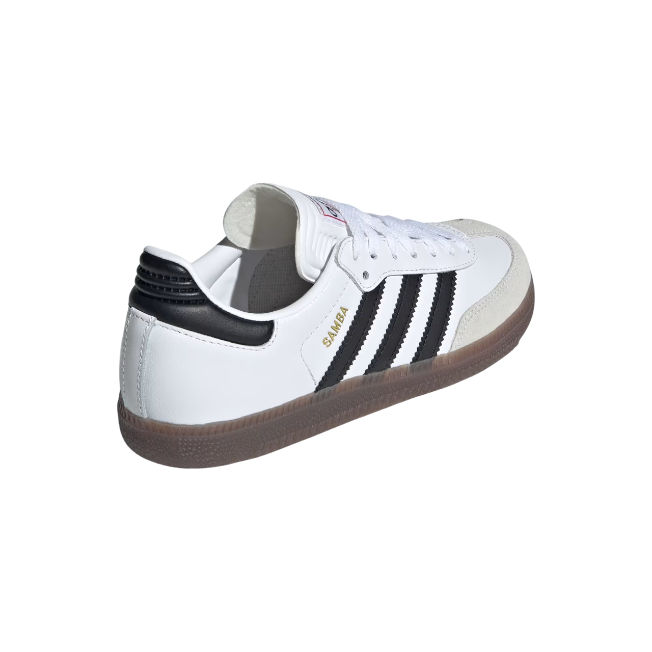 Adidas sneakers Samba J in pelle bianco nero