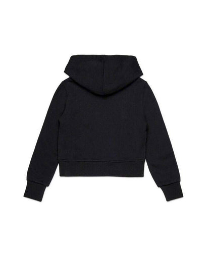 Diesel felpa con cappuccio Sasyhood nero