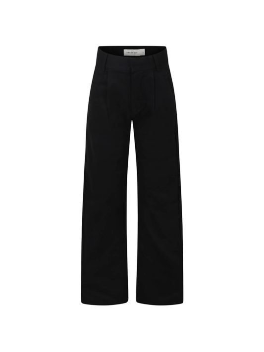 Calvin Klein Jeans pantaloni bambino in cotone nero