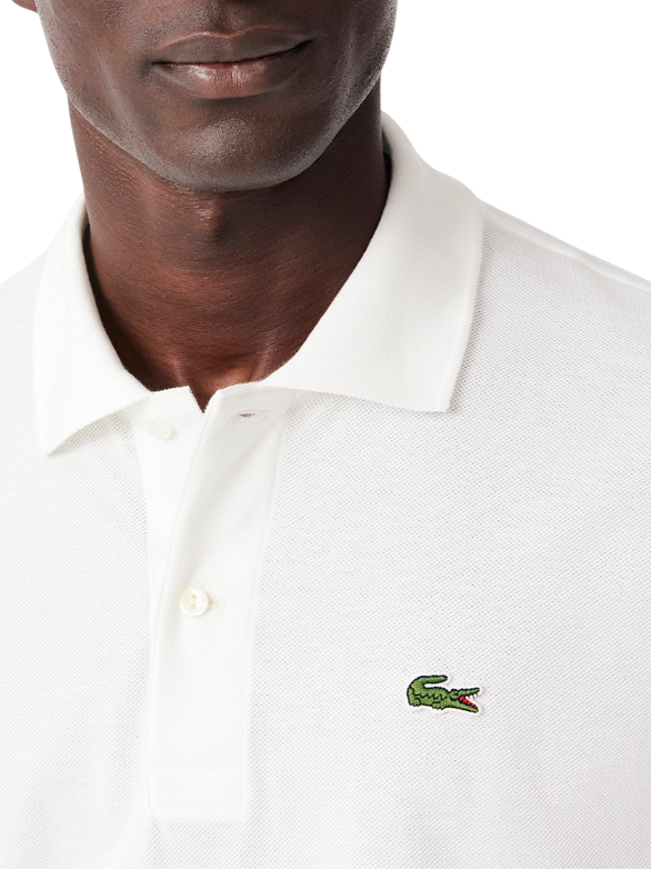 Lacoste polo manica corta 12.12 in piquè bianco