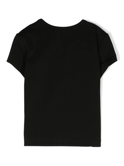 Diesel T-shirt manica corta Tangie con logo cut out nero