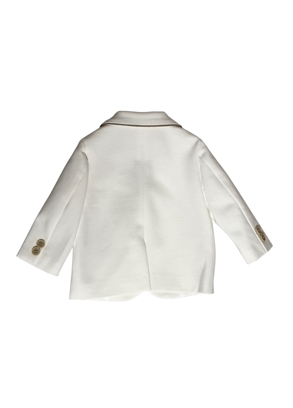 Pascal giacca monopetto neonato panna