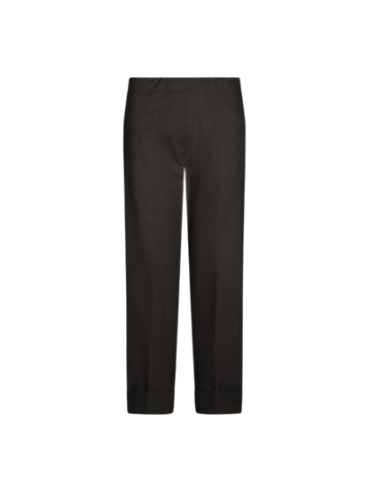 Lola by Sandro Ferrone pantaloni in tessuto stretch nero