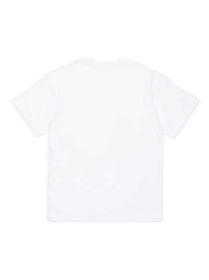 Diesel T-shirt manica corta Tmarcus con logo bianco