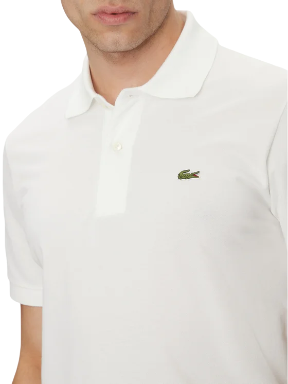 Lacoste polo manica corta 12.12 light in piquè beige