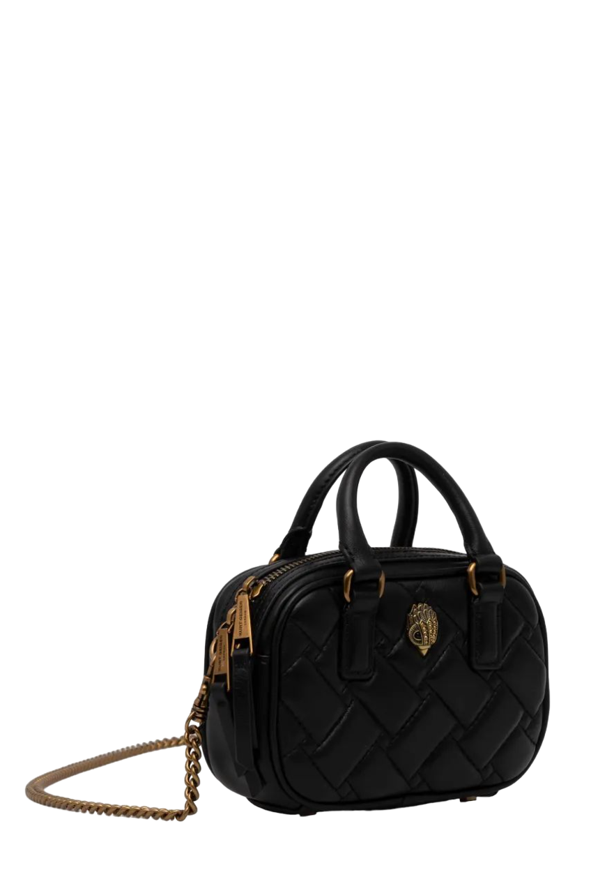 Kurt Geiger borsa a mano in pelle trapuntata nero
