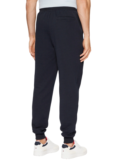 Tommy Hilfiger pantaloni joggers con polsini blu