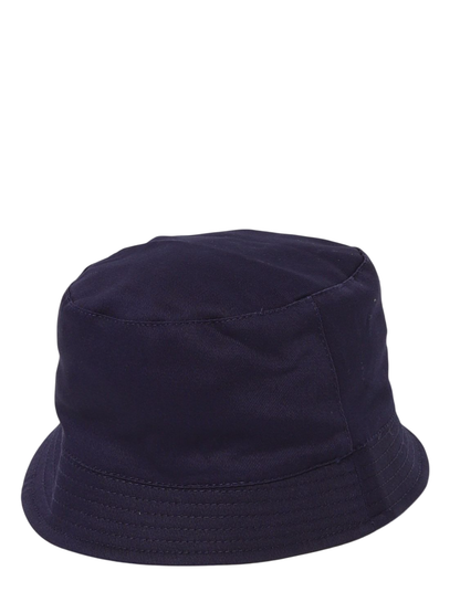 Moschino cappello alla pescatora con stampa orsetto Toy blu