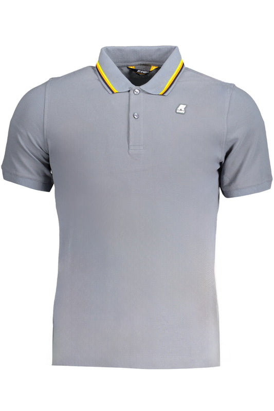 K-Way Polo Maniche Corte Uomo Grigio"" - mem39