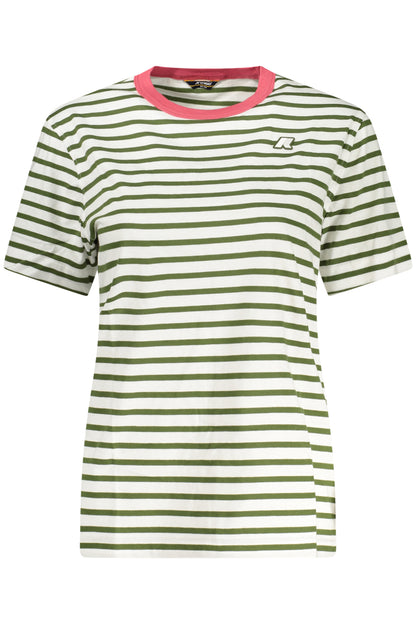 K-WAY T-SHIRT MANICHE CORTE DONNA BIANCO