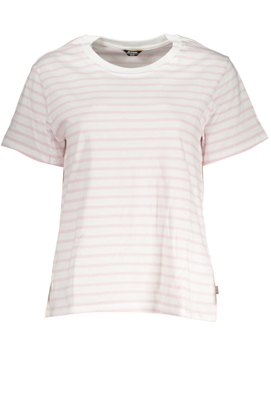 K-Way T-Shirt Maniche Corte Donna Bianco - mem39