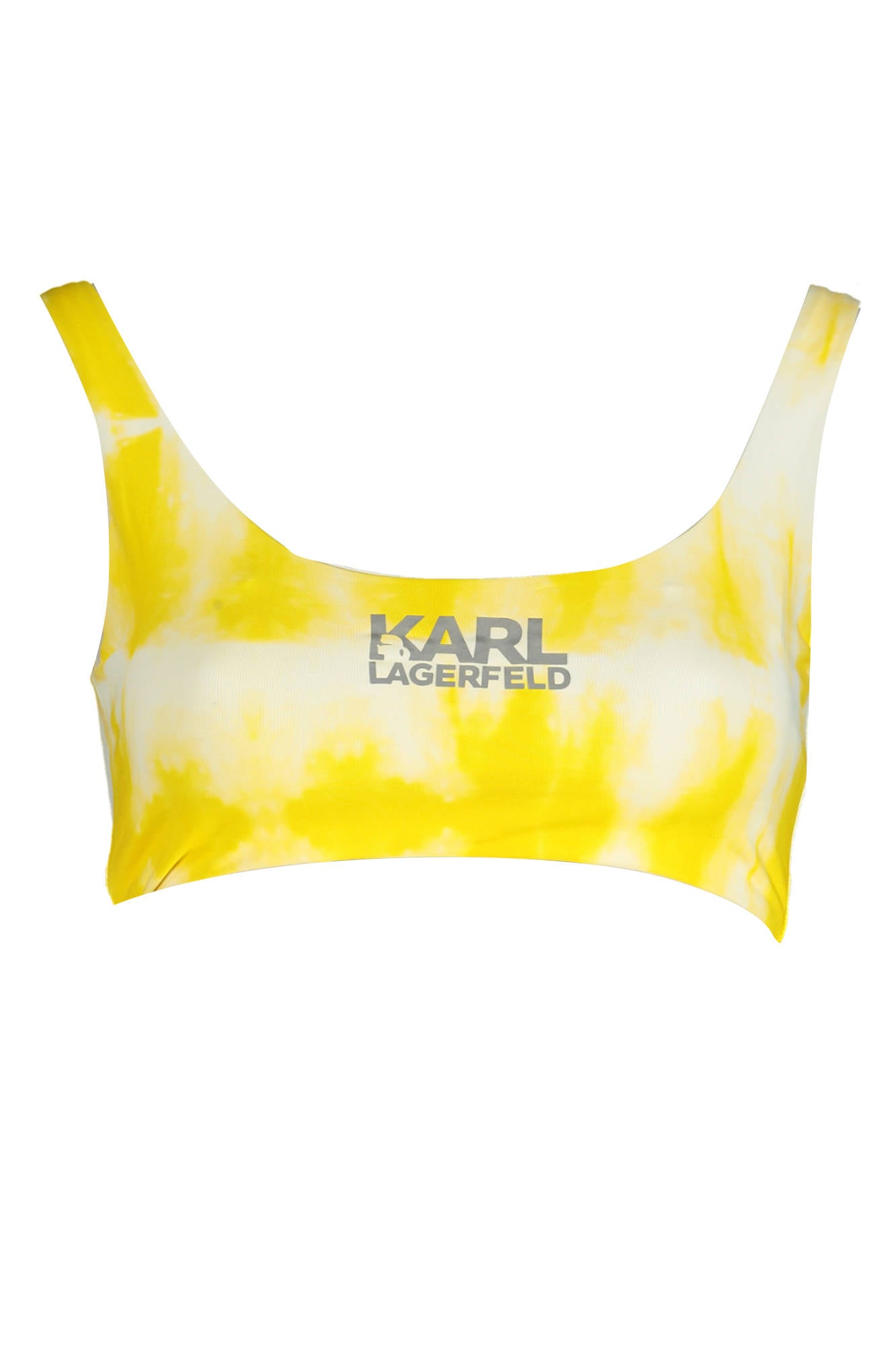 Karl Lagerfeld Beachwear Costume Parte Sopra Donna Giallo"" - mem39