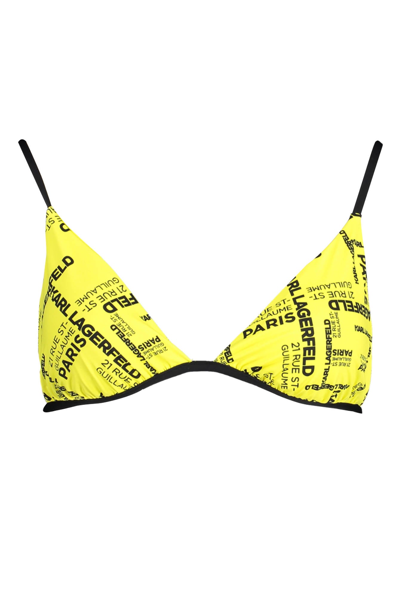 Karl Lagerfeld Beachwear Costume Parte Sopra Donna Giallo"" - mem39