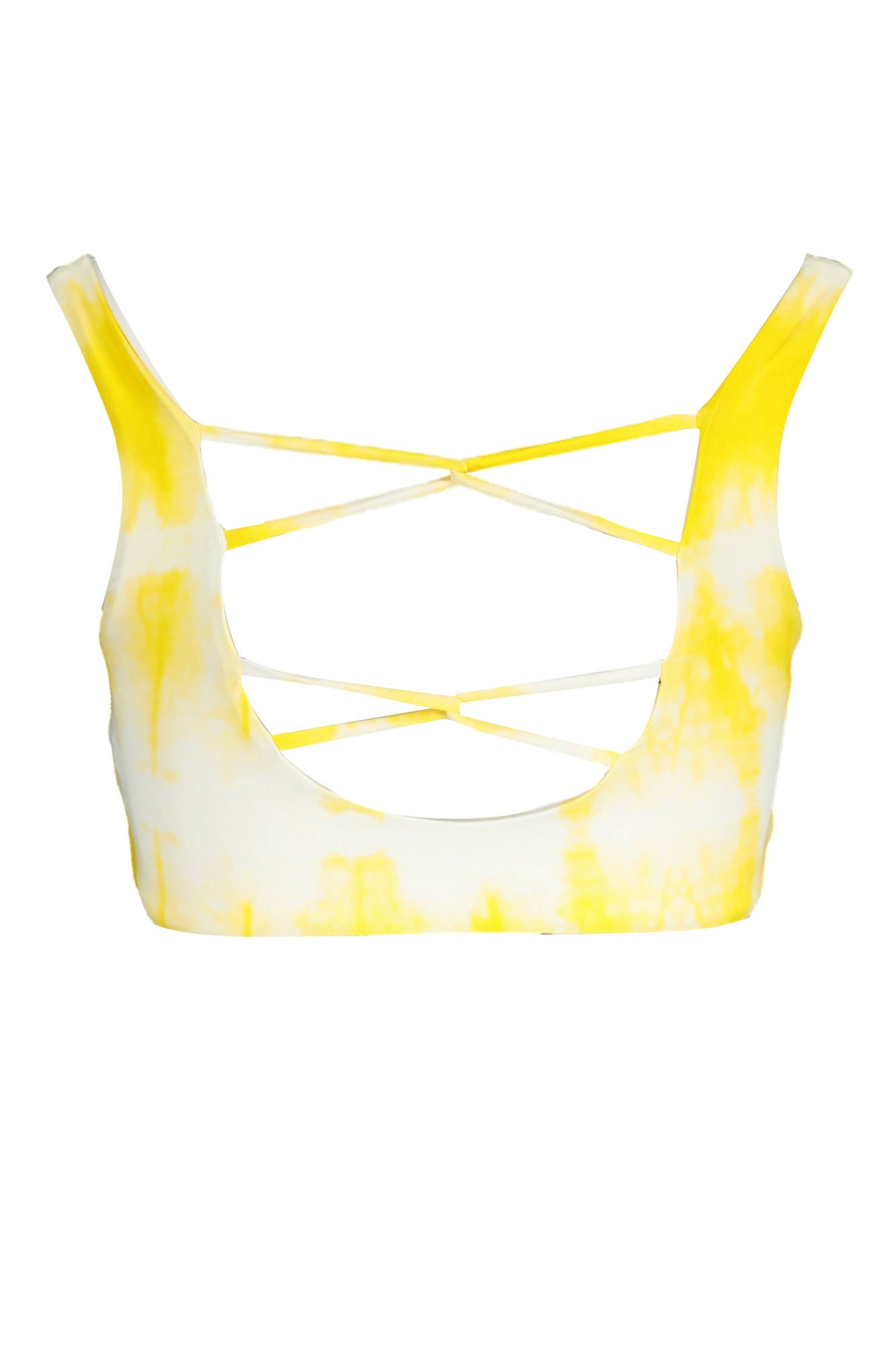 Karl Lagerfeld Beachwear Costume Parte Sopra Donna Giallo"" - mem39