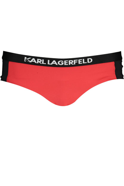 Karl Lagerfeld Beachwear Costume Parte Sotto Donna Rosso"" - mem39