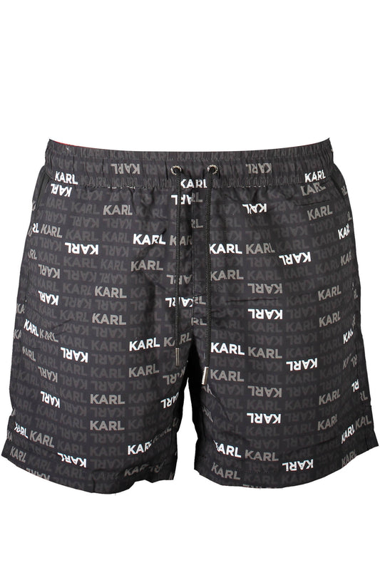 Karl Lagerfeld Beachwear Costume Parte Sotto Uomo Nero - mem39