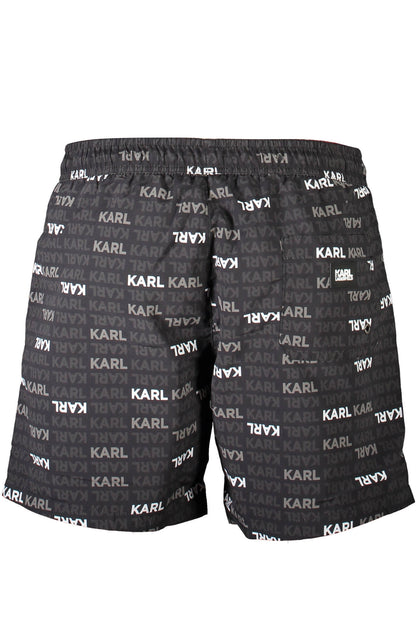 Karl Lagerfeld Beachwear Costume Parte Sotto Uomo Nero - mem39