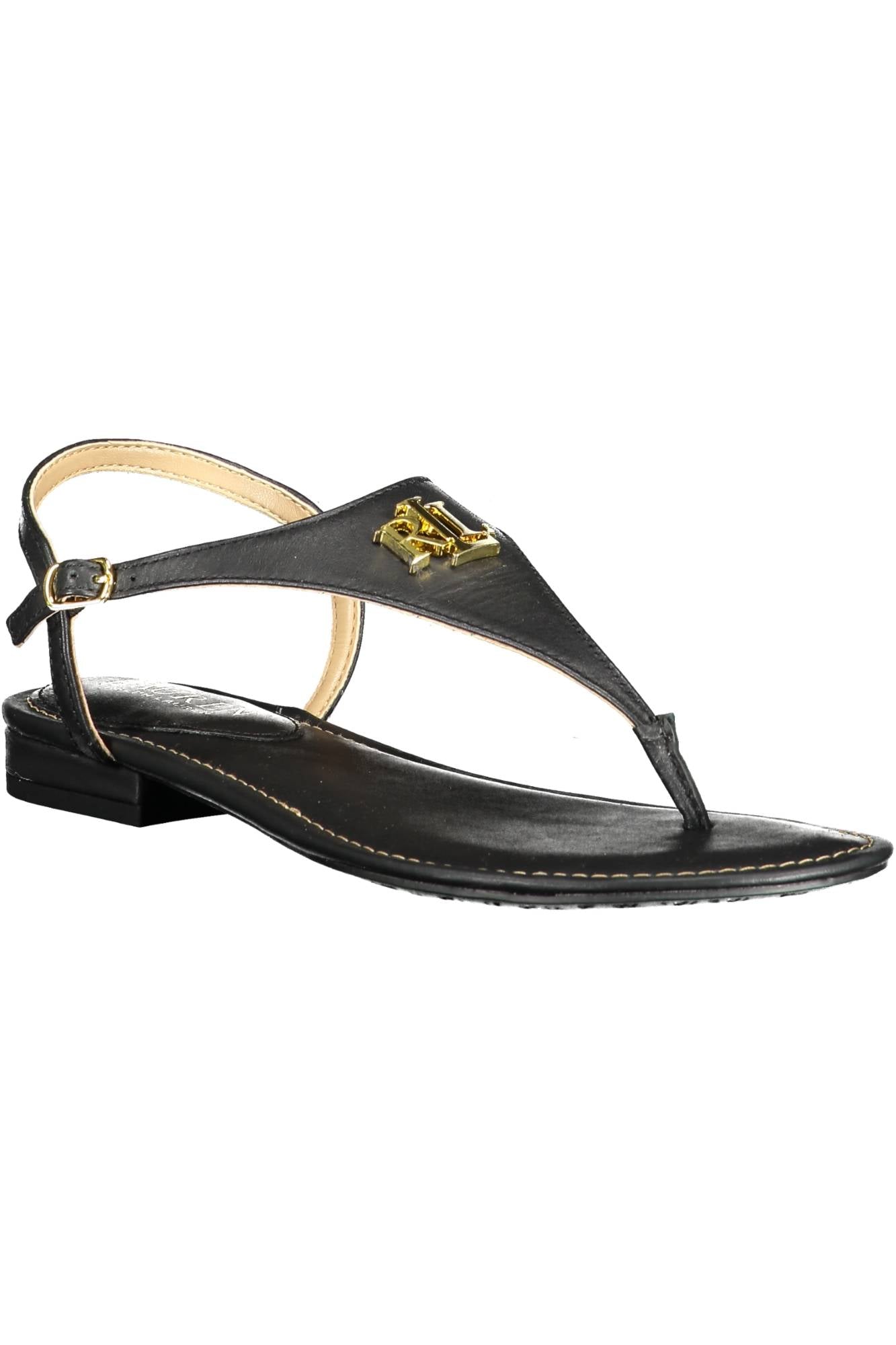 Lauren Ralph Lauren Calzatura Sandalo Donna Nero"" - mem39