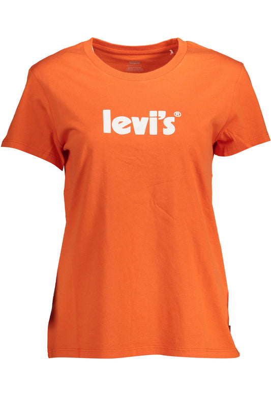 Levi'S T-Shirt Maniche Corte Donna Arancio - mem39