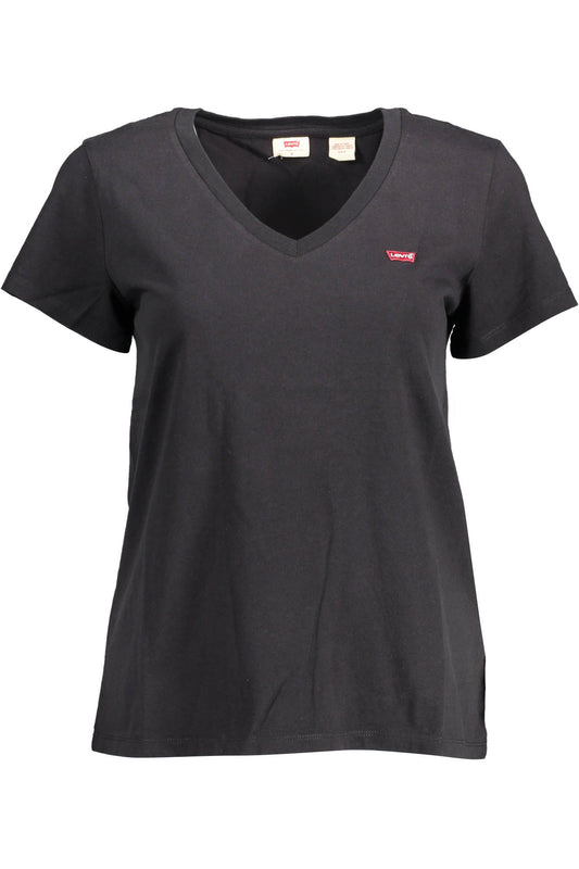 Levi'S T-Shirt Maniche Corte Donna Nero - mem39