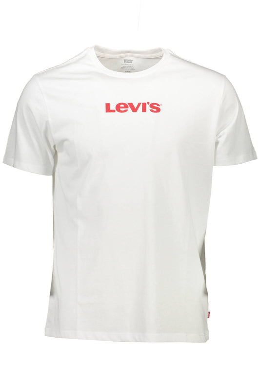 Levi'S T-Shirt Maniche Corte Uomo Bianco - mem39