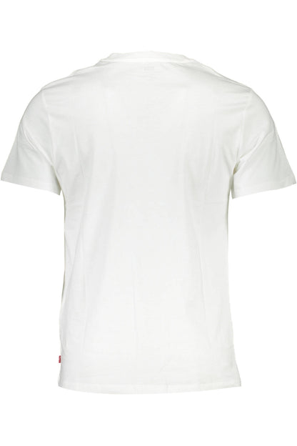 Levi'S T-Shirt Maniche Corte Uomo Bianco - mem39